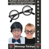 Eğlenceli Çocuk Yetişkin Parti Kostüm Öğrenci Arkadaş Şaka Kalın Büyük Cam Inek Öğrenci Şaka Gözlüğü