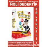 Eğlenceli Dikkat Hızlı Düşünme Refleks Stratejik Beceri Geliştiren Çocuk Eğitici Oyun Moli Dedektif - Çok Renkli