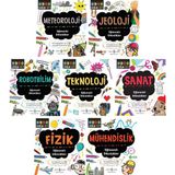 Eğlenceli Etkinlikler 7 Kitap Set Stem (Meteoroloji-Jeoloji-Robotbilim-Teknoloji-Sanat-Fizik-Mühendislik)