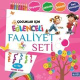 Eğlenceli Faaliyet Seti - Pembe Kitap - 4+ Yaş - Kolektif