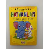 Eğlenceli Hayvanlar Etkinlikli Boyama Kitabı (1 Adet)