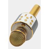 Eğlenceli Karaoke Mikrofon Bluetooth Hoparlör USB Sd Kart ve Aux Girişli Bt Hoparlörlü