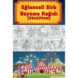 Eğlenceli Sirk Dev Boyama Kağıdı 2,5 Metre Rulo Boyama Kağıdı - Çocuk Eğitici Boyama