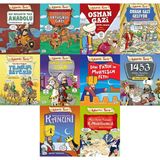Eğlenceli Tarih Osmanlı Padişahları 10 Kitap Set (Alp Arslan-Ertuğrul Gazi-Osman Gazi-Orhan Gazi-Yıldırım Bayezid-Yavuz Sultan Selim-Fatih Sultan Mehmet-Kanuni-2. Abdülhamid)