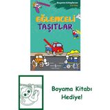 Eğlenceli Taşıtlar – Boyama Kitaplarım 3-4 Yaş + Boyama Kitabı