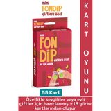 Eğlenceli Yılbaşı Parti Sevgili Grup Arkadaş Ortamı İçki Kart Oyun Fondip Mini-Çiftlere Özel 55 Kart