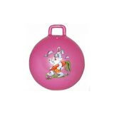 Eğlenceli Zıplama Topu 45 Cm Çocuk Boyu Zıp Zıp Top pembe