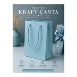 eğlencemarketi 12x17 cm İpli Karton Hediye Çantası Premium Butik Çanta 10 Adet