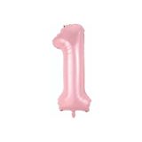 eğlencemarketi Açık Pembe 76 CM Büyük Boy Rakam Balon Doğum Günü Yaş Parti Balonu Rakam Balon Yaş Balon