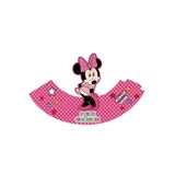 eğlencemarketi Minnie Mouse Karton Şapka Doğumgünü Şapkası 10 Adet