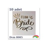 eğlencemarketi Team Bride Dövme 10 Adet 8005