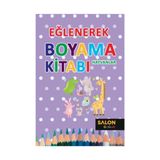 Eğlenerek Boyama Kitabı Hayvanlar Salon Yayınları