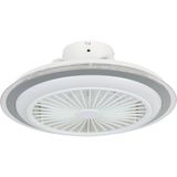 Eglo 35141 "albufeıra" 50 cm Çapında Abs Tavan Vantilatörü Ac Motor - Beyaz - Gri