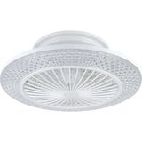 Eglo 35145 "malınska" 55 cm Çapında Abs Tavan Vantilatörü Ac Motor - Beyaz