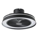 Eglo 35217 2700-6500K 3200 Lümen Vallonia 1 48 cm Çapında Mat Siyah Tavan Vantilatörü