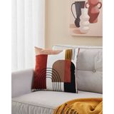 Eglo 420094 "berhala" 45X45CM Kırmızı/renkli Polyester Yastık