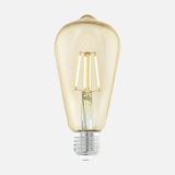 Eglo Amber ST64 4 W Beyaz Klasik E27 Duy Led Ampul