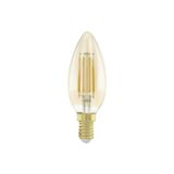 Eglo Aydınlatma 113038 E14-Led-C35 Ampul 1X4W Amber 2200K 350 Lümen Dim Edilebilir