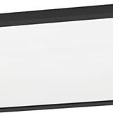EGLO connect.Z Smart-Home LED tavan lambası Rovito-Z, U x G 29,5 cm, ZigBee, uygulama ve sesli kontrol, ışık rengi ayarlanabilir (sıcak beyaz-soğuk beyaz), RGB, kısılabilir, tavan lambası siyah