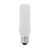 EGLO E27 LED tüp, titreyen alev efektli ampul, gerçekçi titreyen mum lambası, 3 watt, 90 lümen, sıcak beyaz parıltı, 1600 Kelvin, T40, Ø 1.6\