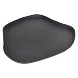 EGLO LIVING Forleyet dekoratif kase, dekorasyon için minimalist tepsi, dekoratif tabak, organik şekilli, düz metal kase, el yapımı, alüminyum tabak, siyah, 34 x 44 cm