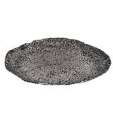 EGLO LIVING Forleyet dekoratif kase, dekorasyon için şık kase, yuvarlak dekoratif tabak, el yapımı, nikel antik, metal kase Ø 42 cm