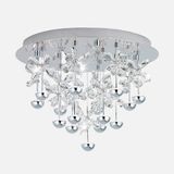 Eglo Pianopoli Modern Tekli Led Cam Yuvarlak Plafonyer Avize