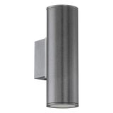 Eglo RIGA Dış Mekan 2X2,8W GU10-LED En:6,5cm-Yükseklik:20cm-Montaj Çıkıntısı:9,5cm- Ampul Dahil
