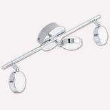 Eglo Salto 5.4 W Ledli Led Duy Yuvarlak 3 Adet Gümüş Sıvaüstü Spot