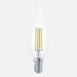 Eglo Şeffaf Mum 4 W Mum E14 Duy Led Ampul (4'Li Paket)