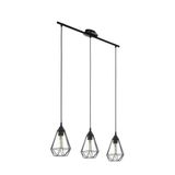 Eglo Tarbes 3X60W Avize Siyah