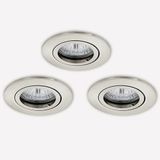 Eglo Tedo 5 W Ledli Led Duy Yuvarlak 1 Adet Nikel Sıva Altı Spot