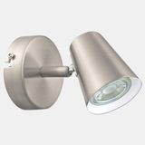 Eglo Travale 3.3 W Ledli GU10 Duy 1 Adet Gümüş Yuvarlak Sıvaüstü Spot