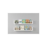 EGN WOODS 60x9 2'li Mdf Baby Room Organizer Çocuk Odası Montessori Eğitici Set Kitaplık Raf Banyo Rafı Shelf