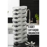 ego home 9'lu Çay Kaşık Saklama Kutusu Seti - Çeyizlik Mini Organizer Düzenleyici Saklama Kabı