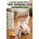 ego home Kedi Olta Oyuncağı Catnip Yalama Toplu Dönebilen Çıngırak Zilli Kedi Oyun Oltası