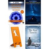 Ego Kitap Kuantum Düşünce Tekniği - R. Şanal + Kuzey Işıklarının Şarkısı + Telefon Tutucu + Bir Kar Tanesi
