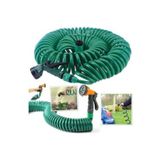 Egonex Meşem Spiral Bahçe Sulama Hortum Seti 30 Metre 5 Fonksiyonlu Sulama Başlığı Hortum Seti