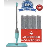 Egonex Sprey Mob Bezli Deterjan Hazneli Profesyonel Mop 350 ml Mikrofiber Başlık ile Pratik Temizlik