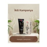 Egş DERMA delete DERMADELETE PEELİNG JEL(SOYUCU KREM) + Egş f120 GÜNEŞ KREMİ