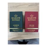 Egş DERMA delete MAJESTE ROYAL İKİLİ PARFÜM SETİ MUSK+AMBER 2x50ml