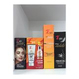 Egş DERMA delete SOYUCU KREM +YÜZ KÖPÜĞÜ + F120 GÜNEŞKREMİ + C VİTAMİN SERUM + KOLOJEN MASKE (5 Lİ )