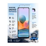 EGSTECH Galaxy S21 FE Uyumlu HD Full Koruma Darbe Önleyici FXX Cam Ekran Koruyucu
