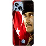 Egstech Reeder S23 Pro Max Kılıf Desenli Kapak Baskı Uv Mustafa Kemal