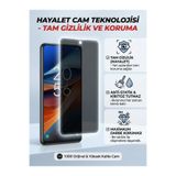 EGSTECH Samsung Galaxy A17 5G Hayalet Cam Ekran Koruyucu Antistatik Privacy Leke Tutmaz