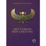 Egyptian Sketchbook Reddish-purple Edition: Sketchbook 8.5" × 11.69" | 100 Blank Pages for Drawing, Sketching & Doodling (Keep Creating)