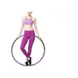 Egzersiz Çemberi 1.5 kg Mor Bel Inceltici Jimnastik Çemberi Egitici Çember