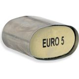 Egzoz Burada 155X90 Oval L130 Revizyon Gövde Euro 5 Katalitik Konvertör Açık Kat Katalizör Euro Üniversal Yassı