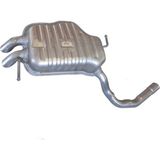 Egzoz Burada Audi A4 2.0 Arka Egzoz Susturucu Egsoz Susturucu Baskılı Çift Çıkış 2000-2008