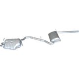 Egzoz Burada Audi A4 2.0 Arka ve Orta Egzoz Susturucu Egsoz Susturucu Komple Çift Çıkış 2000 - 2008 Eksoz 8E0253609JK + 8E0253409AQ - A6